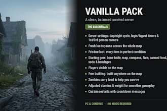 set up and configure your dayz server for PC, playstation and xbox