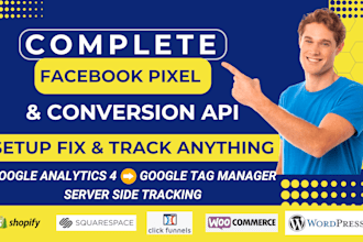 setup meta pixel facebook conversion API with GTM on shopify wordpress