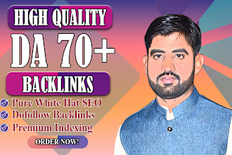 provide SEO backlinks high authority  dofollow high da link building service