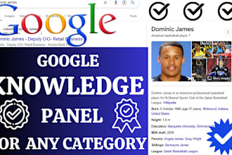 make standard google knowledgepanel for personal, individual or business