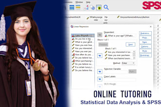 provide spss data analysis and statistics online tutoring