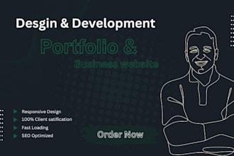 create personal portfolio website, business website