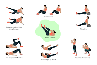 do workout, exercise, yoga and people fitness illustration