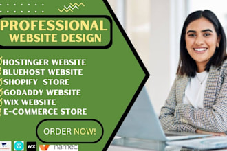 design and redesign hostinger website, bluehost website, siteground website