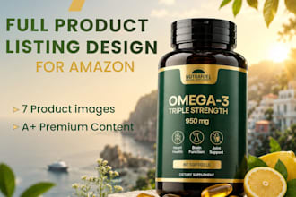 create premium ebay and amazon creatives and  info graphics
