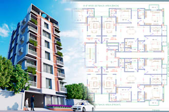 do 3d modeling by sketch up and 2d planning by auto cad