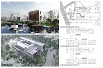 do 3d modeling by sketch up and 2d planning by auto cad