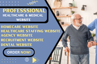 design recruitment website,healthcare staffing website ,agency, homecare website