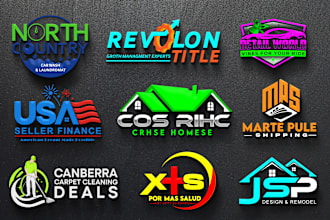 do creative modern unique attractive business logo design
