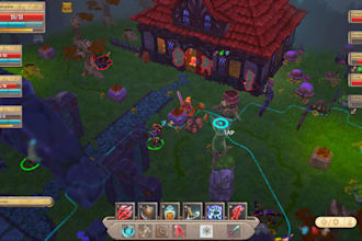 create mmorpg, p2e ps5 adventure, arcade game in godot engine, open world mmorpg