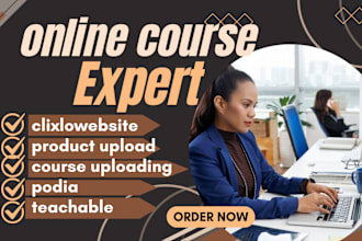 setup clixlo online course website podia thinkific teachable kajabi learnworlds
