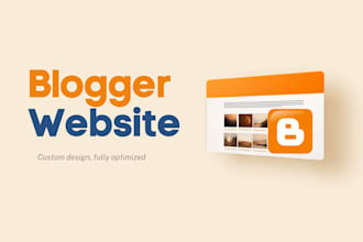 customize or redesign blogspot website or blogger template