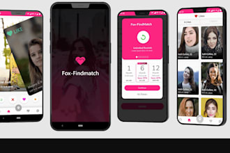 create a real chat app for you that functions exactly like dating app,clone app