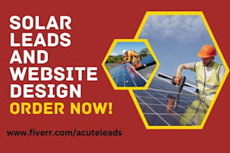 generate solar leads solar landing page solar sales funnel roofing solar website