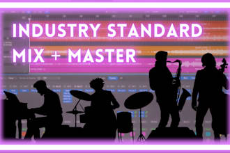 polish your song with a studio quality mix and master