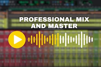 professionally mix and master your song