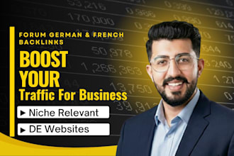 provide you forum, contextual, and german backlinks