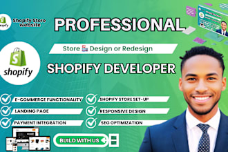 develop design shopify website redesign shopify store optimize your store