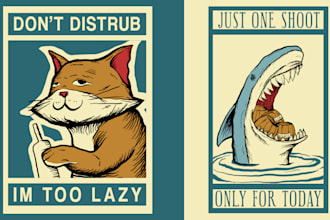 retro vintage cartoon illustration
