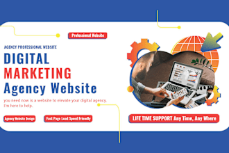 create a stunning digital marketing agency website