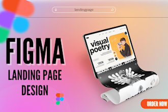 do landing page design in figma