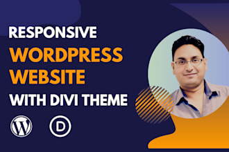 build a responsive wordpress website using the divi theme