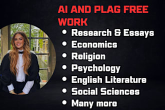 do professional research, summary, paper, article and synopsis