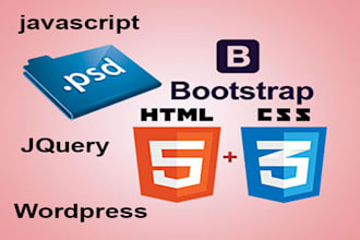 do design, jquery,psd,html,css,scss,sass, adobe xd, bootstrap task