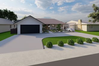 design your backyard landscape, garden, pool, patio, deck as landscape architect