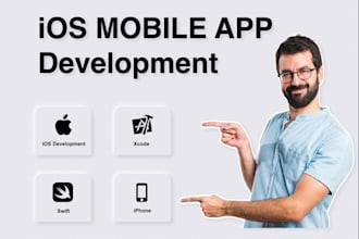 do mobile app development for native ios app, creation ios mobile apps