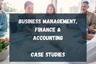 do business, finance and accounting case studies