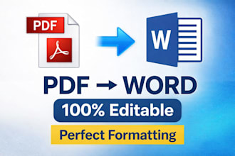 convert PDF to word or google docs with perfect formatting