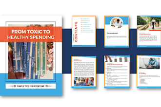 design a professional ebook, workbook or lead magnet PDF