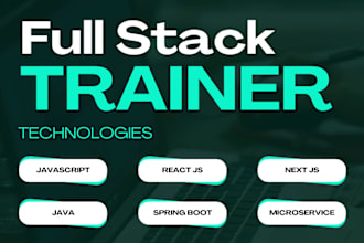 be your tutor java, react, sql, devops, flutter as full stack developer