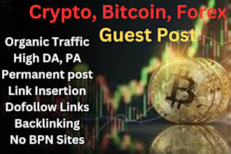 do crypto, forex, bitcoin guest posting on high da crypto blogs