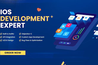 develop an IOS app using swift, swiftui, and objective c