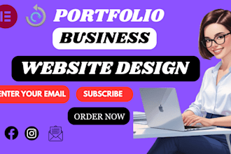 create a modern wordpress portfolio website for personal use