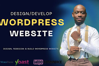create wordpress website development, redesign wordpress with elementor pro, acf