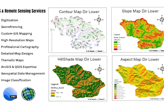 do gis mapping, cartography, arcgis, and qgis maps