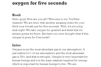 do video script writing for youtube channel