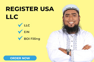 do usa llc registration, ein number and boi report