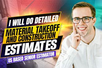 do material takeoff and cost estimation as a quantity surveyor