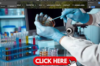 design webflow biotech website biomedicine website landing page biotech website