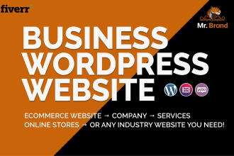 build responsive wordpress website, ecommerce website design