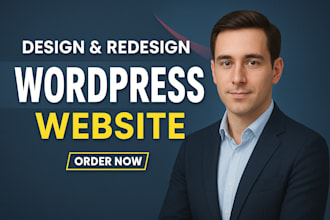 create wordpress website development, responsive website, business website