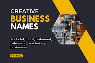name your hotel, motel, cafe, pub, or restaurant business