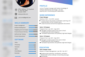 create a resume writing and create resume and cv
