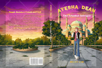 draw book cover illustration or ebook in anime style