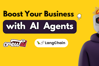 build ai agents with crewai langchain and python
