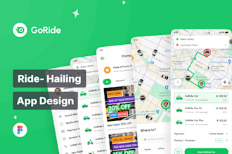 design and develop taxi booking, food delivery, and dating apps
